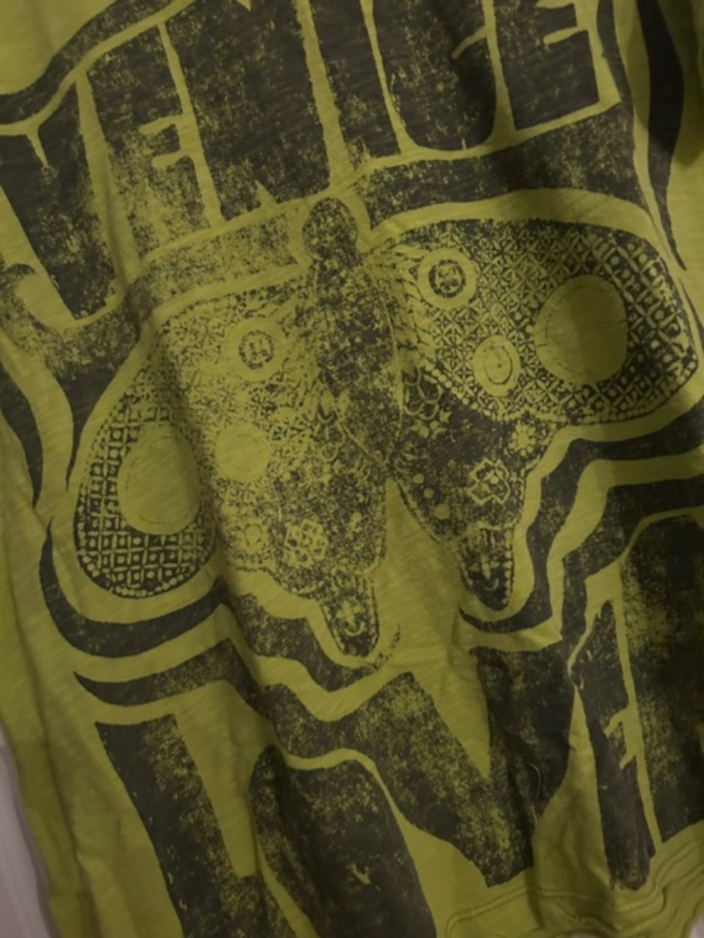Magnolia Pearl Venice Lover Butterfly Tee - Yellow Plum - Picture 2 of 6